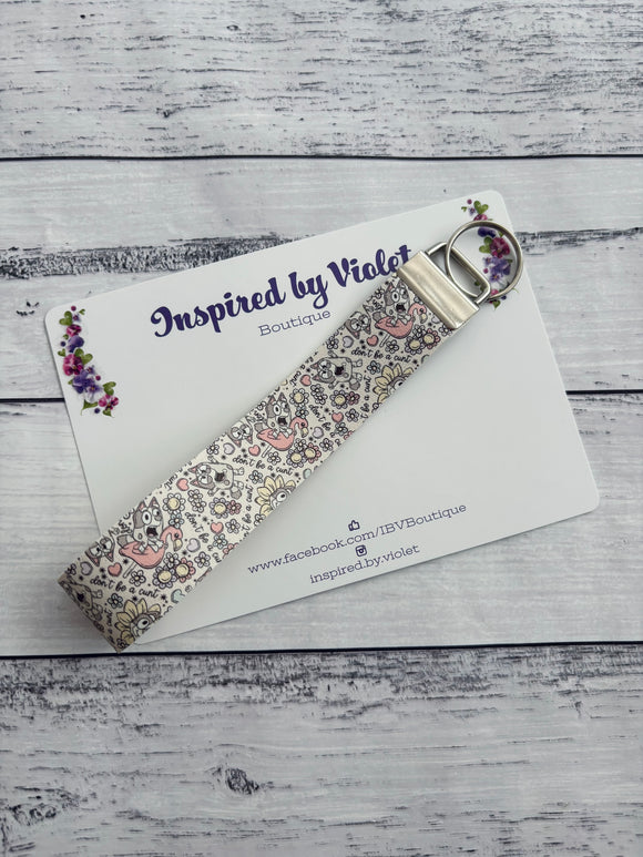 Faux Leather Key Fob/Wristlet - Don’t be a Muffin