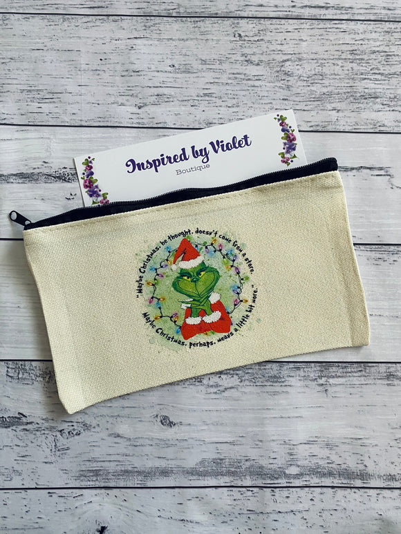 Zipper Pouch - Green Guy