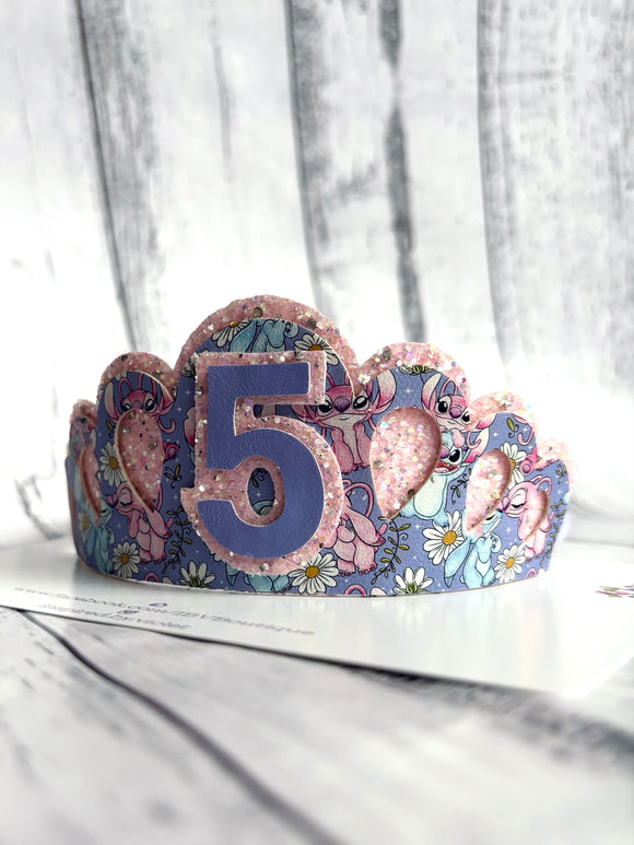 Birthday Tiara headband - 5 Experiment 626