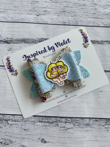 4" Ava Resin bow - Gumnuts