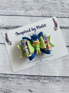 3.5" Violet Clay bow - Joy
