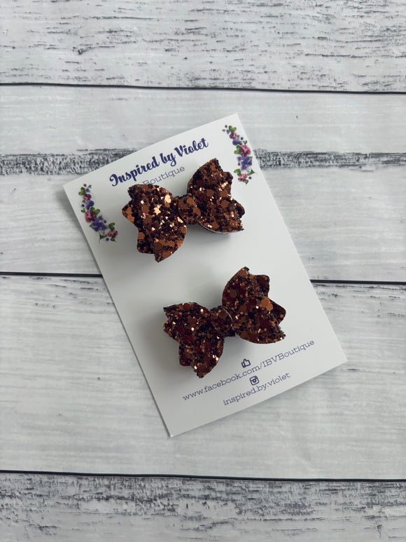 Itty Bitty Imogen piggy set - Chocolate Glitter
