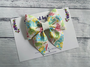 4" Savannah Bow - Pastel Cares