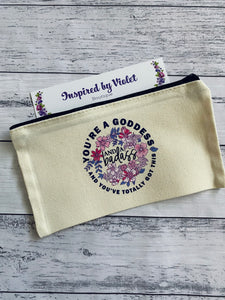 Zipper Pouch - Goddess