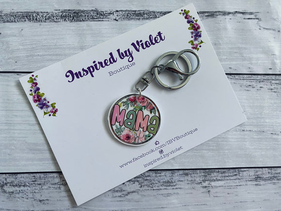 Keyring - Mama Floral