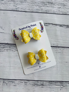 Itty Bitty Imogen piggy set - Yellow Dainty Flowers
