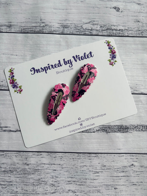 5.5cm Snap Set - Hot Pink Doll