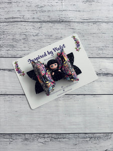 4" Ava bow - Spooky Girl