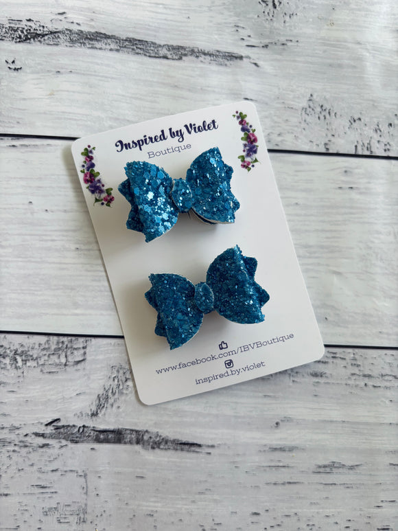 Itty Bitty Imogen piggy set - Pearl Royal Blue