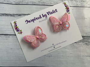 Butterfly piggies - Pink