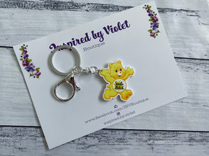 Keyring - Yellow Swear Bear