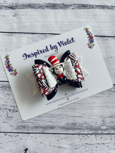 3.5" Violet Clay bow - The Cat