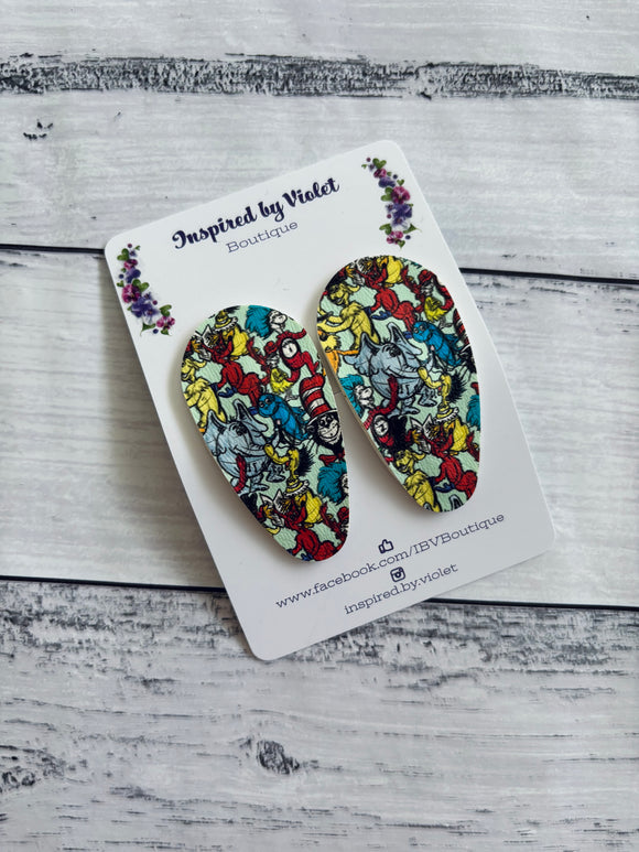 5.5cm Chunky Snap Set - Seuss