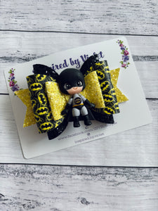 4.5" Violet bow - Bat