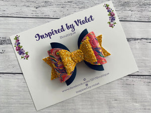 3.5" Violet bow - Art