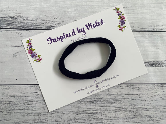 Black Interchangeable nylon band for clip bows