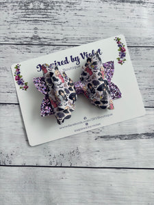 4" Ava bow - Spooky Girl