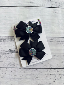 Ribbon resin piggies - Spooky Window