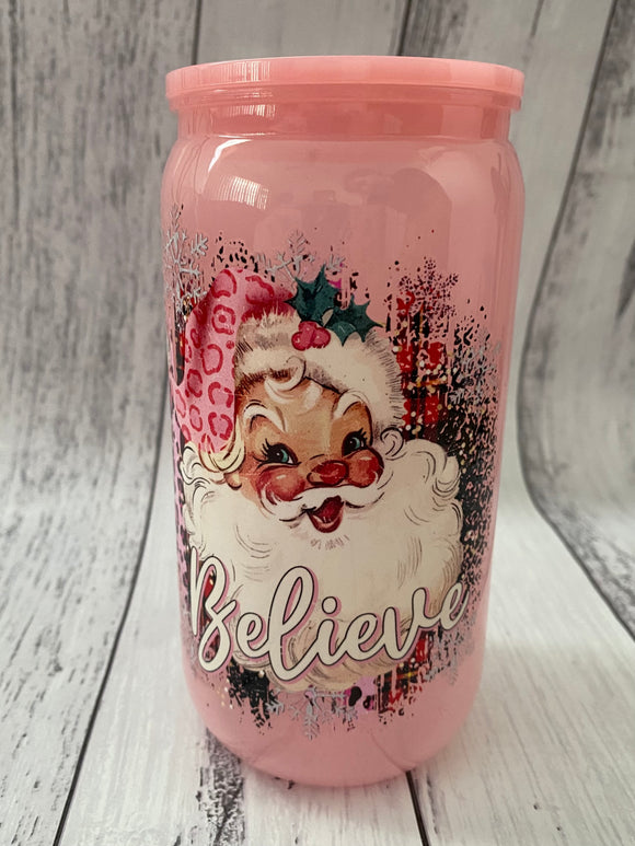 16oz plastic cup - Pink Believe