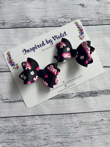 2.5" Imogen piggy set - Goth Pink Doll