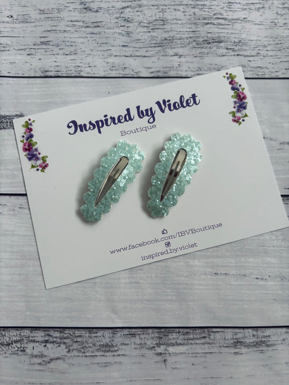 5.5cm Snap Set - Pastel Pearl Green