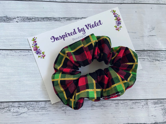 Large Scrunchie - Plaid