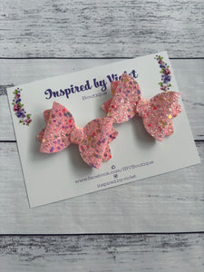 2.5" Imogen piggy set - Confetti Pink