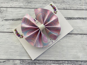 4” Faith Bow - Ice-Cream Swirl