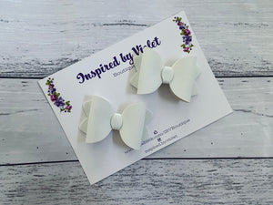 2.5" Imogen piggy set - Smooth White