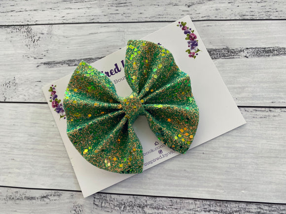 4” Faith Bow - Green