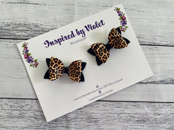 2” Florence pigtail set - Leopard